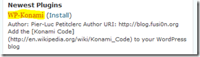 WP-Konami WordPress plugin