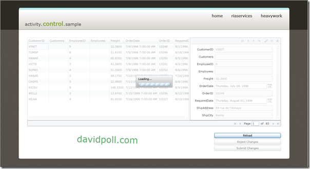 A TreeView Sitemap.